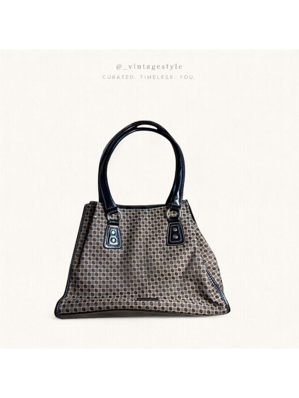 Women's Brown and Black Bag